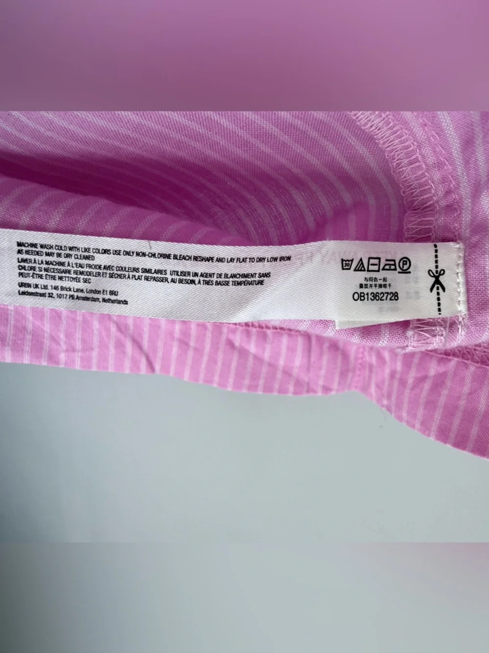 Free People Striped Jomo Romper by Intimately Lilac Combo XS NWT Pink Sleeveless - Picture 11 of 16